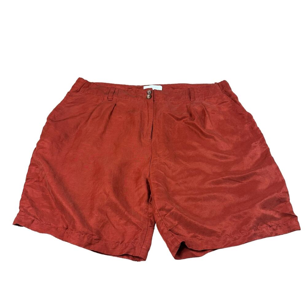 ETT:TWA by Anthropologie Rust Red Shorts - Size 31